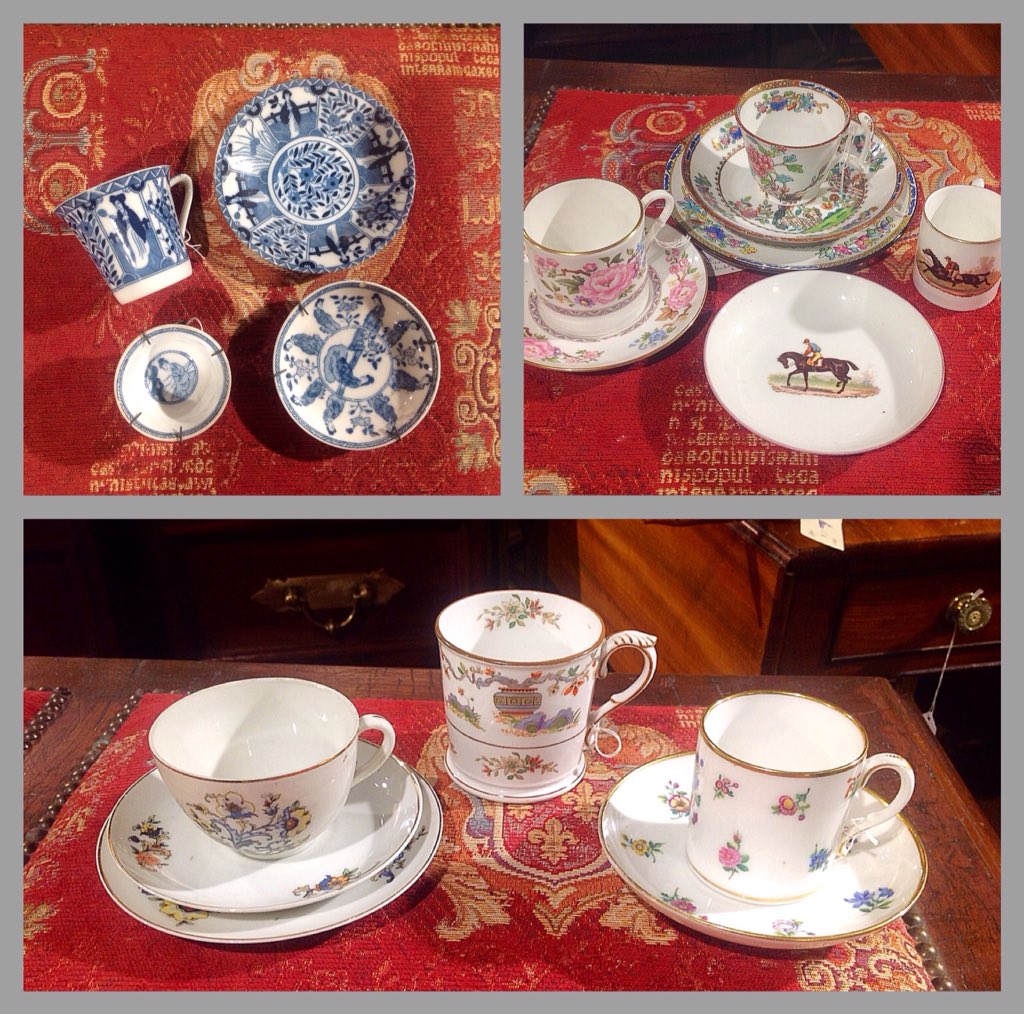 #VintagePottery #antiqueceramics #trios #cupsandsaucers #delfttiles #collectables #porcelain #giftideas #crockery facebook.com/Eversley-Barn-…