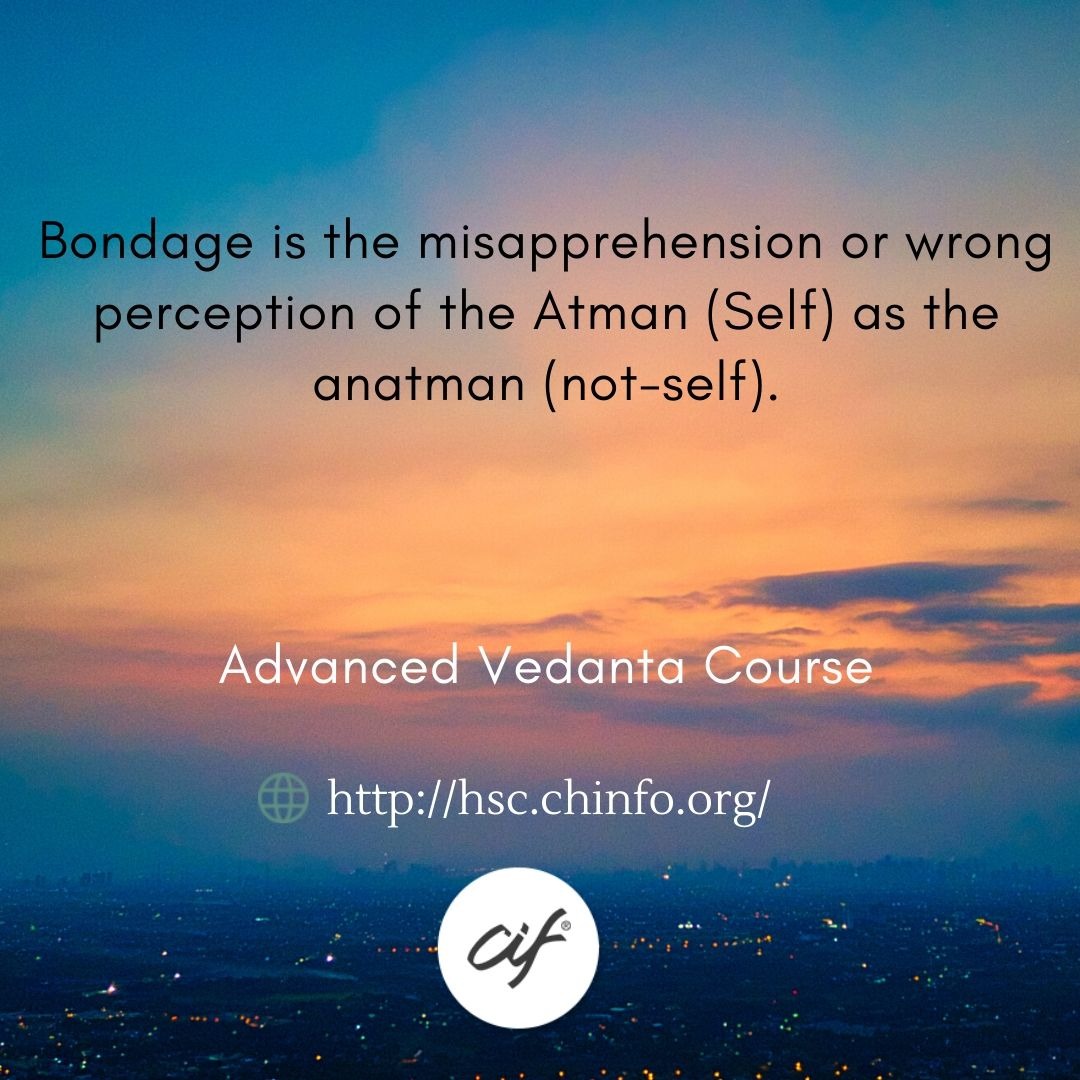 ciftweets's tweet photo. #CIF #Vedanta #AdvancedVedantaCourse #Course #Bondage #Self #NotSelf https://t.co/tkyMRbwE0r