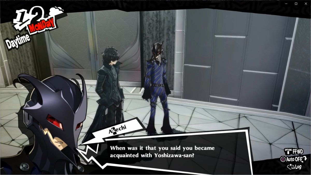 this screenshot is goro code for "joker how the FUCK did you miss the fact that this girl is literally an entirely different person than you think she is"