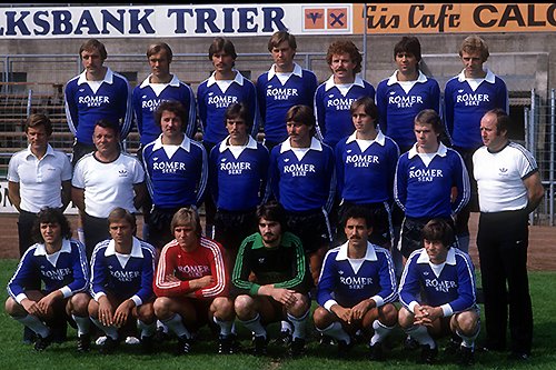 O Eintracht Trier fez sua estreia na terceira temporada, o clube situado na região da Renânia-Palatinado atuou por oito vezes, a última sendo em 2004-05. Desde então, vem atuando na Oberliga Rheinland-Pfalz/Saar, a quinta divisão alemãFoto: Kicker