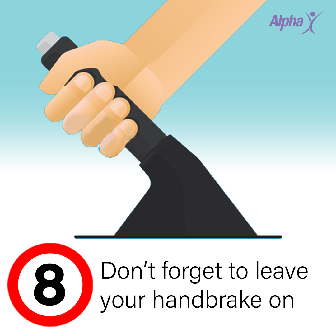 AlphaFinanceAU's tweet photo. Driving Tip #8. Sounds simply enough but lets be honest we have all been caught out forgetting to release the handbrake - even if just a little bit 😚. But more importantly don't forget to put your handbrake on when parked 👍 https://t.co/eH5ApP1NFR