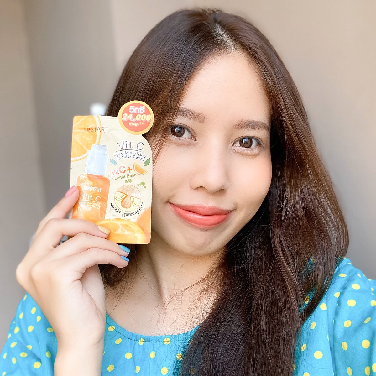 mychanita's tweet photo. หลังจากที่ไม่ได้ใช้ VitC มานาน ล่าสุดก็ได้ลองน้องตัวนี้ของ #Ustar🍊วิตามินซีเข้มข้นมาก! แถมซึมไว ตื่นมาหน้าอย่างนุ่ม ผิวอิ่มฟูมาก กระจ่างใสขึ้น ใช้แล้วผิวเนียนขึ้นเยอะเลย 49บ. ที่เซเว่น พุ่งตัวไปด่วน #กระชับได้ใจ #รีวิวเซเว่น https://t.co/zgR2qry24R