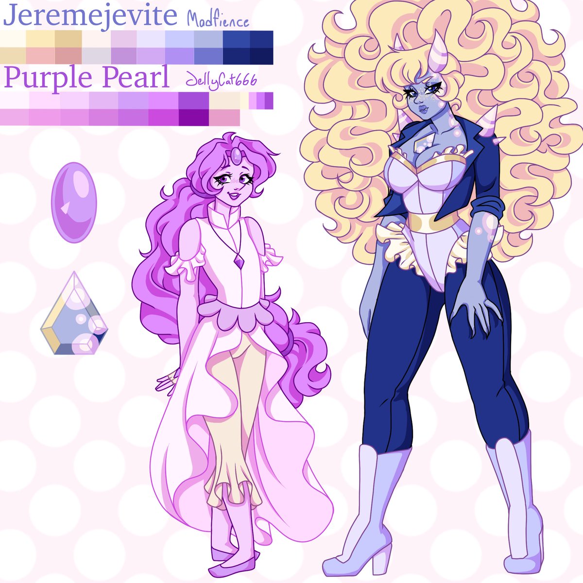 JemMitsy's tweet photo. Ref for two characters (the pearl belongs to @/jellycat666 on insta) https://t.co/kgNy7XMsux