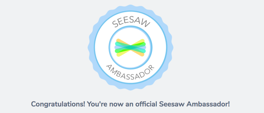Moore0317's tweet photo. I am SO excited and proud of this!!!! I am officially a Seesaw Ambassador!!! Whoop!! #MISDProud #LoveLearningMore
@Seesaw @RyanTimm14 https://t.co/odWlFnrcg3