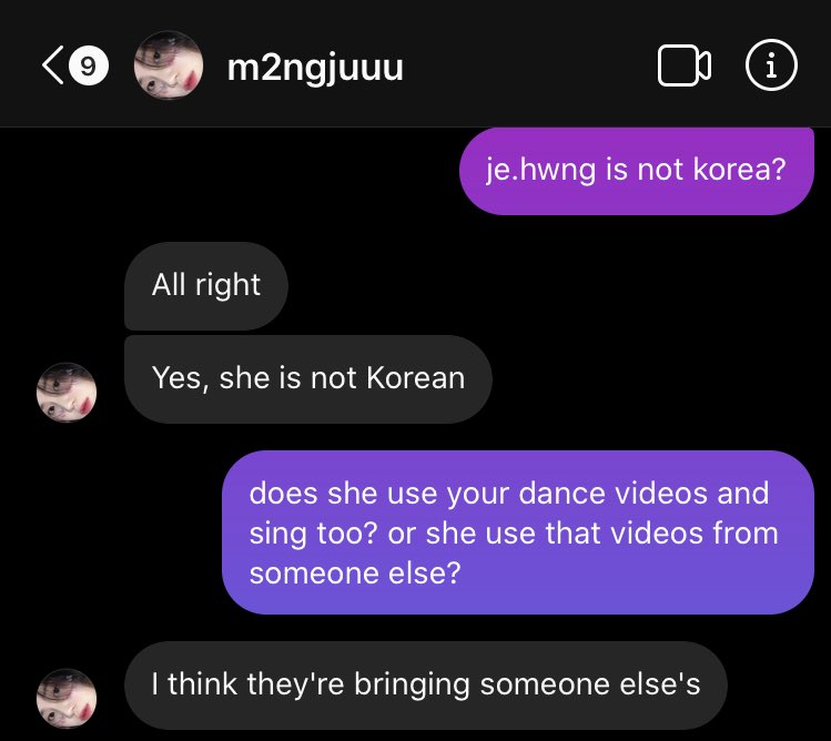 Pic1 ,,Jean isn't Korean bcs her English seems to good to be true . Different from minju, minju takes a time to reply bcs she translates it firstAll the video that Jean's dance and singing taken by soo many source CLOWN