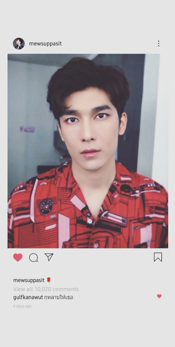 200330mewsuppasit: gulfkanawut: a rose for you