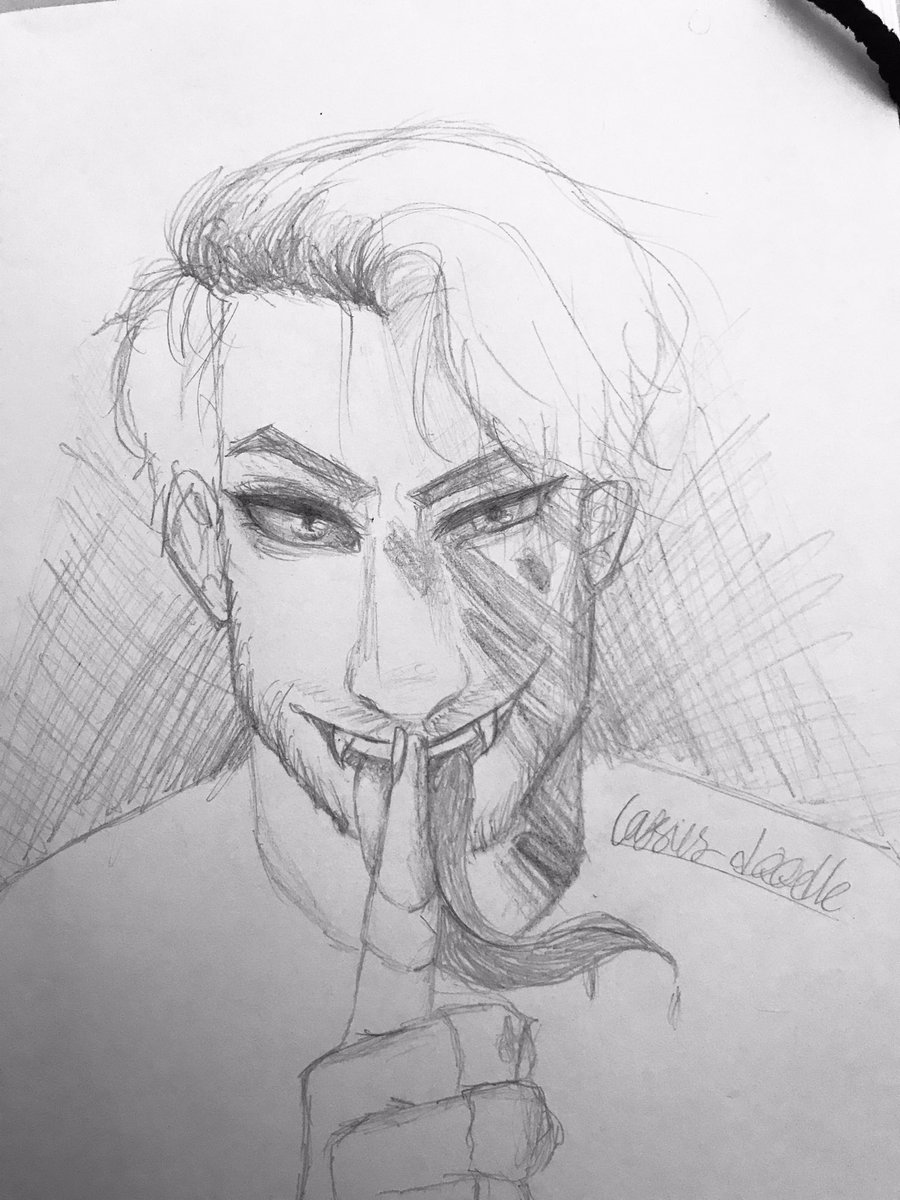 DoodleCassies's tweet photo. So I drew Anime Lookin Darkiplier! 
HahaA- 
Tags#
#darkiplier https://t.co/oG8jJHF9Mt