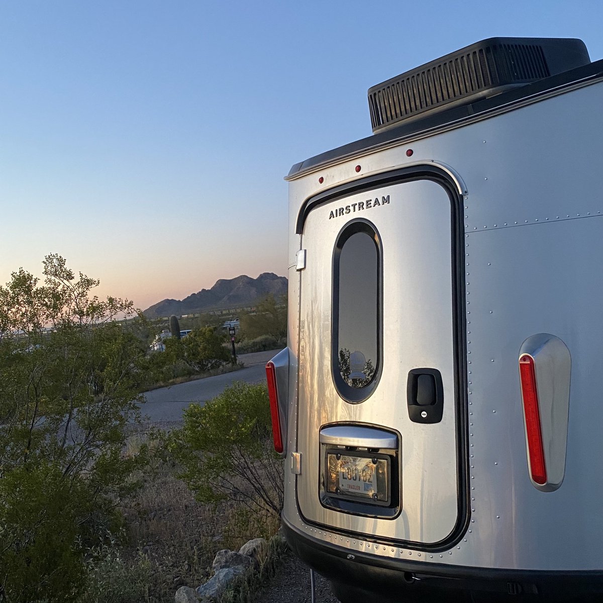 DempsterSF's tweet photo. Sheltering in place. #airstreambasecamp #airstream #arizonastateparks https://t.co/N0ea2WQ55q