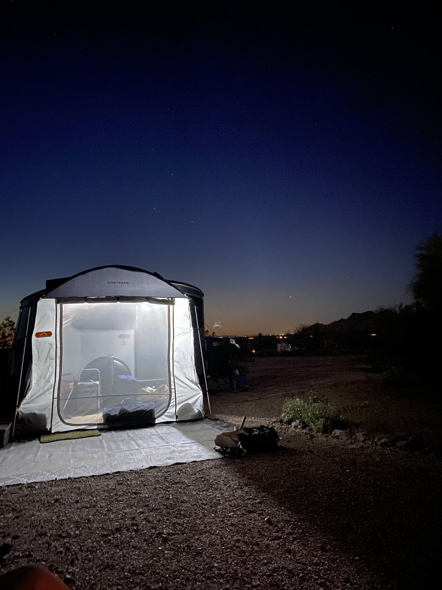 DempsterSF's tweet photo. Sheltering in place. #airstreambasecamp #airstream #arizonastateparks https://t.co/N0ea2WQ55q