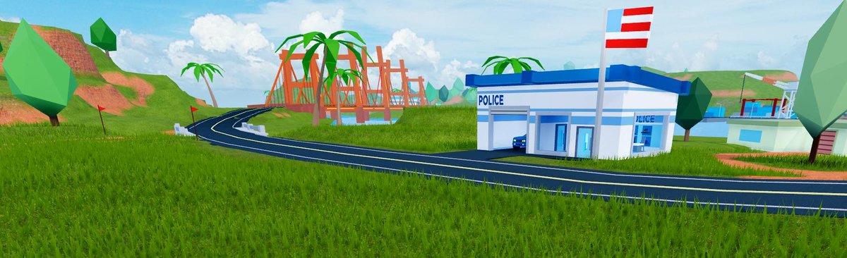 12: The mini police station was moved the the other side of the road)