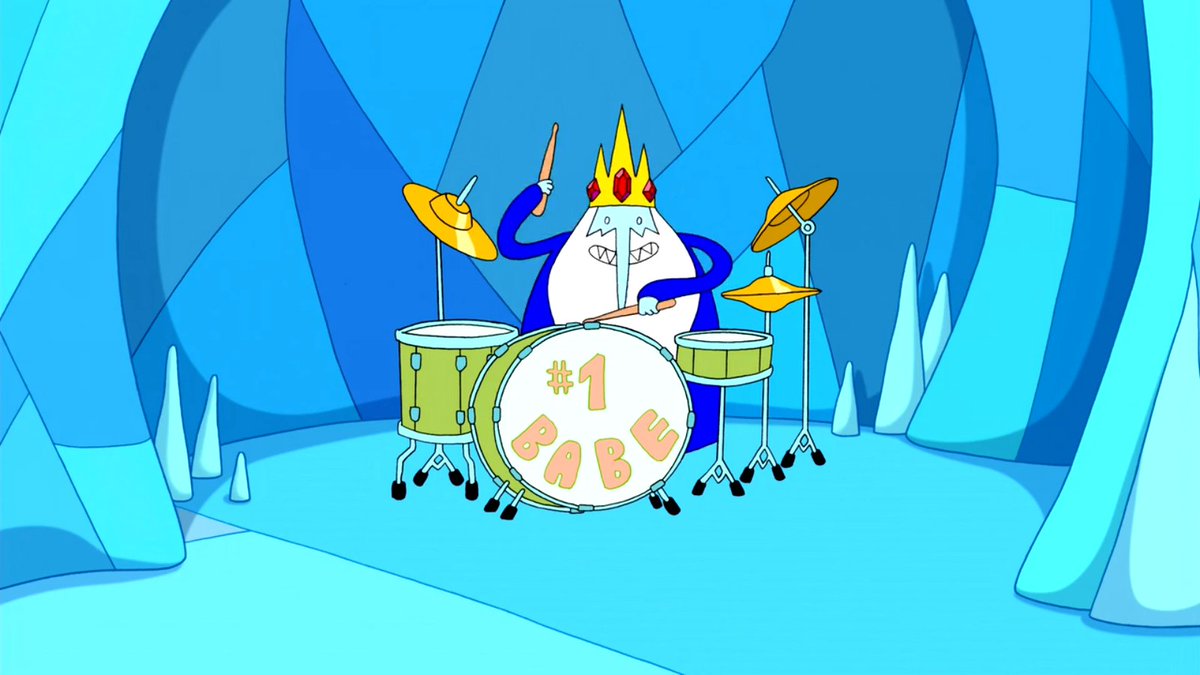 15 - Ice King's drum set.