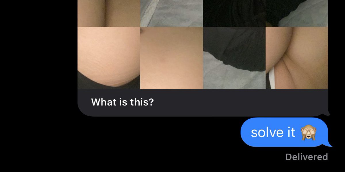 brixharo's tweet photo. sent him booty pic puzzles https://t.co/FyfQZvqZKE