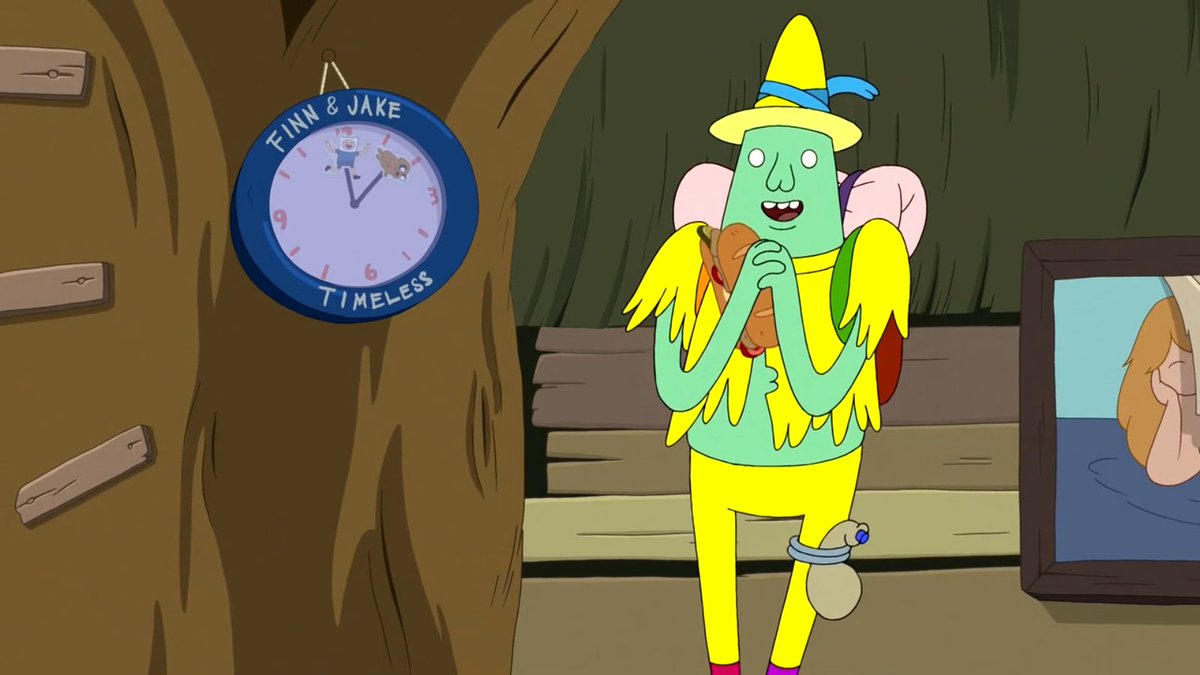 17 - Finn and Jake's treehouse clock (now broken.)