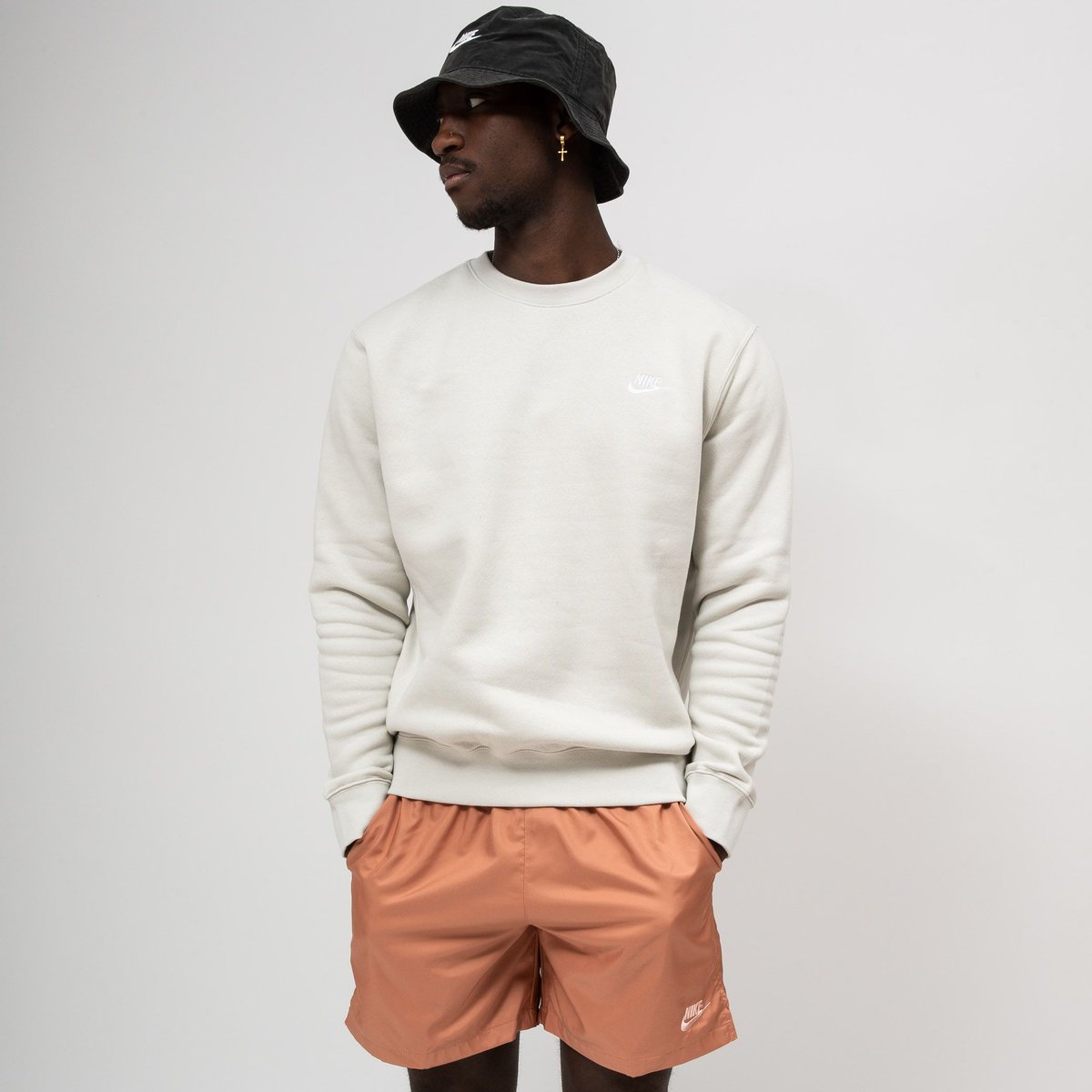 nike woven shorts terra blush