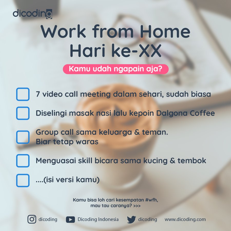 dicoding's tweet photo. Habis nugas, kepo #dalgonacoffee & ngobrol sama kucing kosan, terus kudu piye ?
Cek cek deh 9 lowongan #career dari Telkom Indonesia & beberapa perusahaan partner #dicodingjobs di:
π https://t.co/mLHrsvO1Qv
Developer only. Level junior s.d. senior, ada loh π Kuy daftar! https://t.co/hOfXHZhvHV