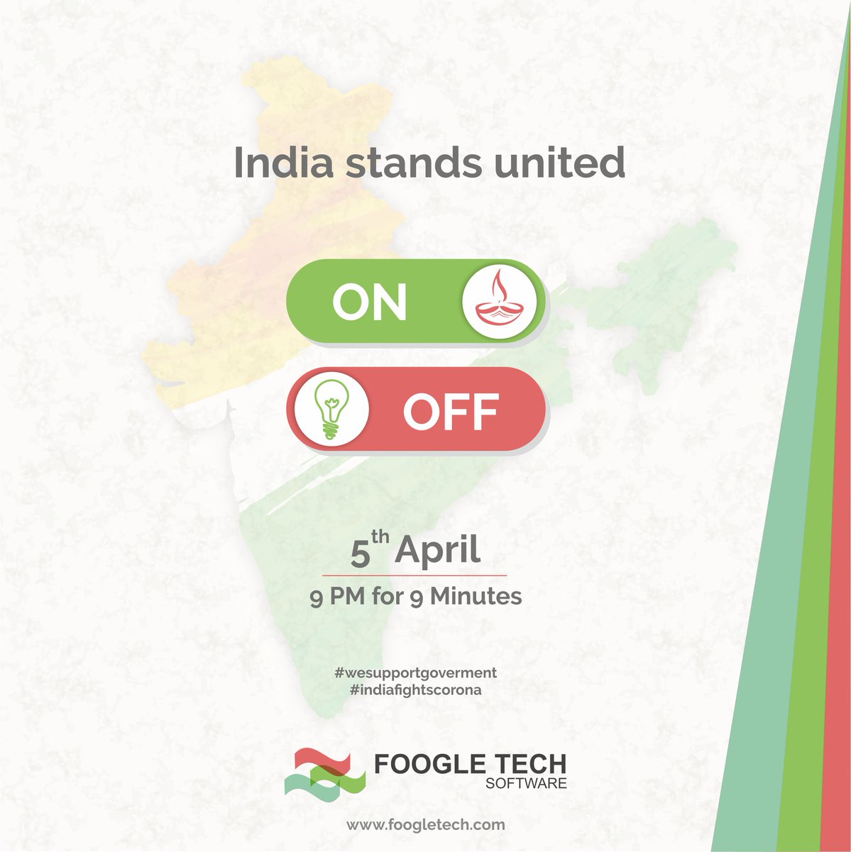 FoogleTech's tweet photo. We are showing our solidarity to the Prime Minister's call for lighting lamps to symbolize the unity of our nation
#NarendraModi #coronaawareness #covid19 #lightofhope #SupportLampLighting #foogletechsoftware #mysalon #cloudsoftware #softwaredeveloper #codeigniter #wordpress #SMM https://t.co/9PCLB1CfU9