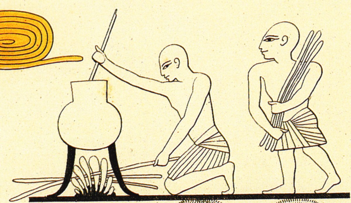 Case Study from late New Kingdom/Ramesside period found 9 different tree species, including Acacia nilotica and Tamarix sp., in the kitchen and bakeries at the Ramesseum (Mortuary Temple of Ramses III).