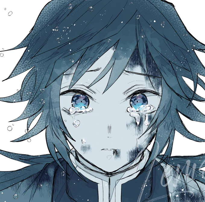 義炭?…義勇さんの目は深いうみみたいなのも素敵だし割れそうな硝子みたいなのも好きなんだよ 