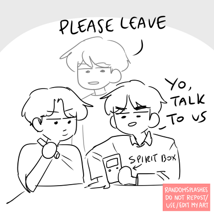 @piss_n_moan 95z's attempt to communicate with ghost yoongi 