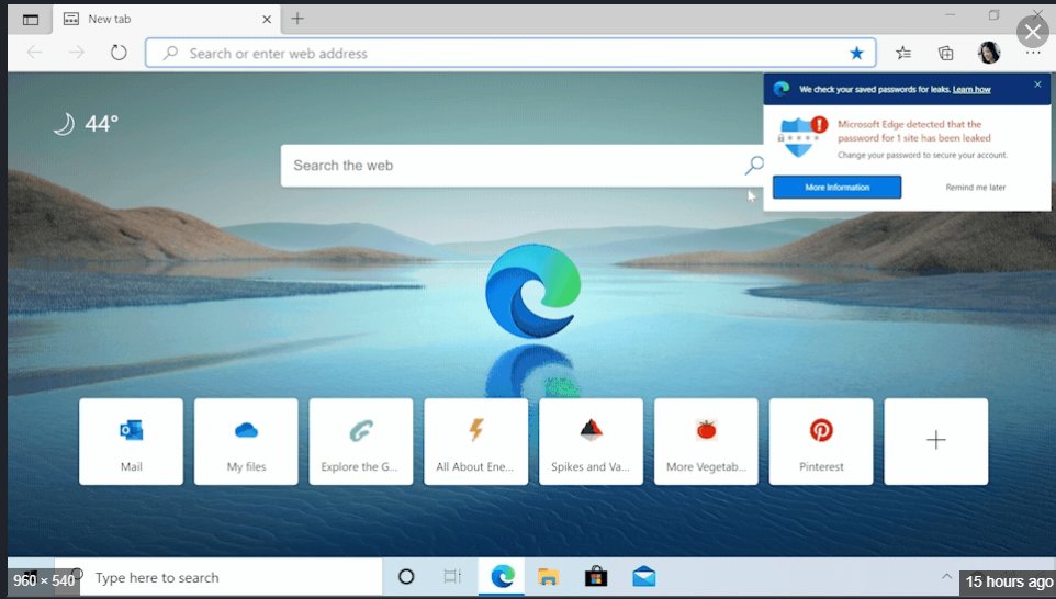 startidentity's tweet image. Microsoft to Add Compromised Password Notification to Edge 
bit.ly/2w0ypJ3
#Password #CompromisedPasswords #Edge #Microsoft #Security #CyberAware #Attacks #Threats #CredentialStuffing #DigitalID #DigitalIdentity
