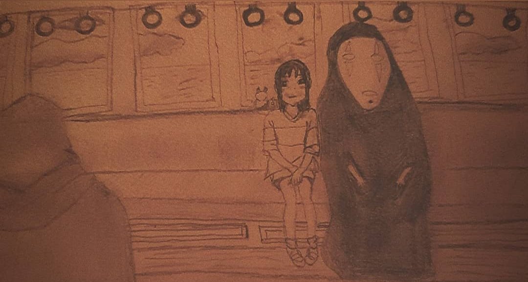 #SpiritedAway #mysketch #trainscene