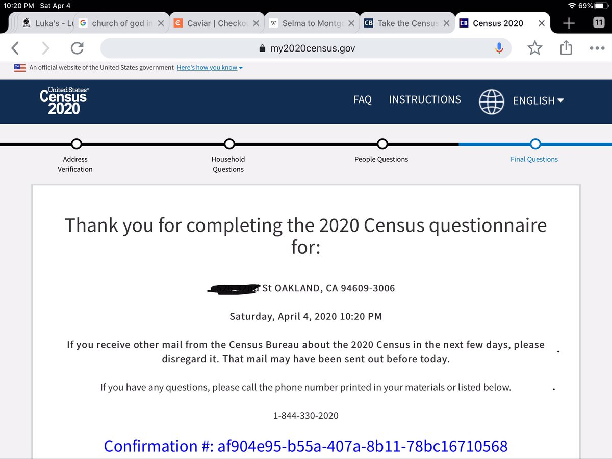 LynetteGM's tweet photo. #Count2020 #MyCensus 9 questions + 10 minutes = 10 years of resources for our Community. Donโt be counted out. Stand up. Speak out. Make sure we show them what diversity looks like and get that ๐ฐ for our town. โ
โ
https://t.co/q8PKNFwl51