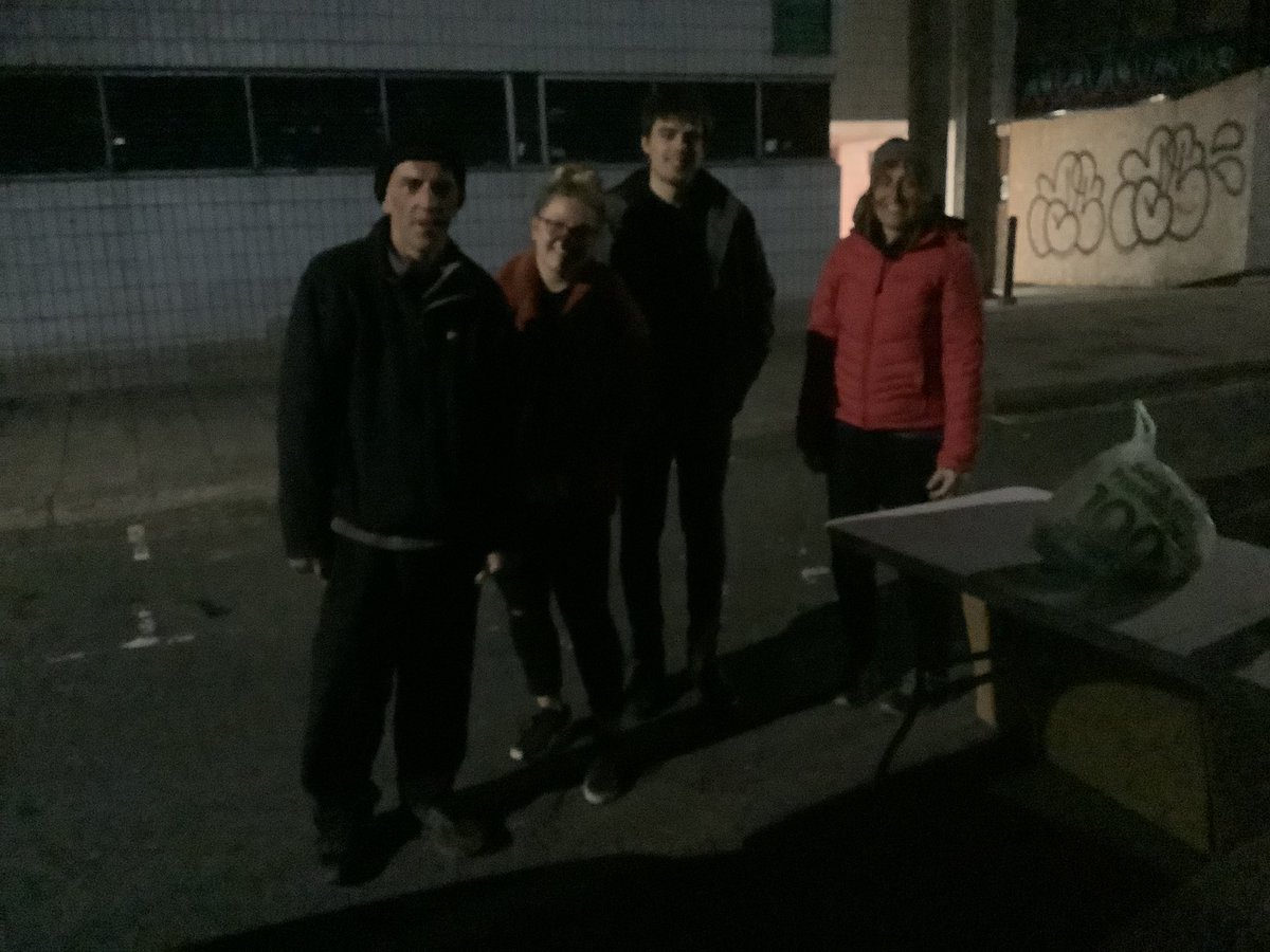 plymouthsouprun's tweet photo. Amazing service by a family team from #StPaulsChurchEfford and #EmmanuelChurch on Saturday night @plymouthsouprun . The team served 72 meals, 24 at the new #WinterProvision and 48 people on the street. All very calm and quiet. Good #socialdistancing measures in place.@BCHAnews https://t.co/PmTsoRDtPD