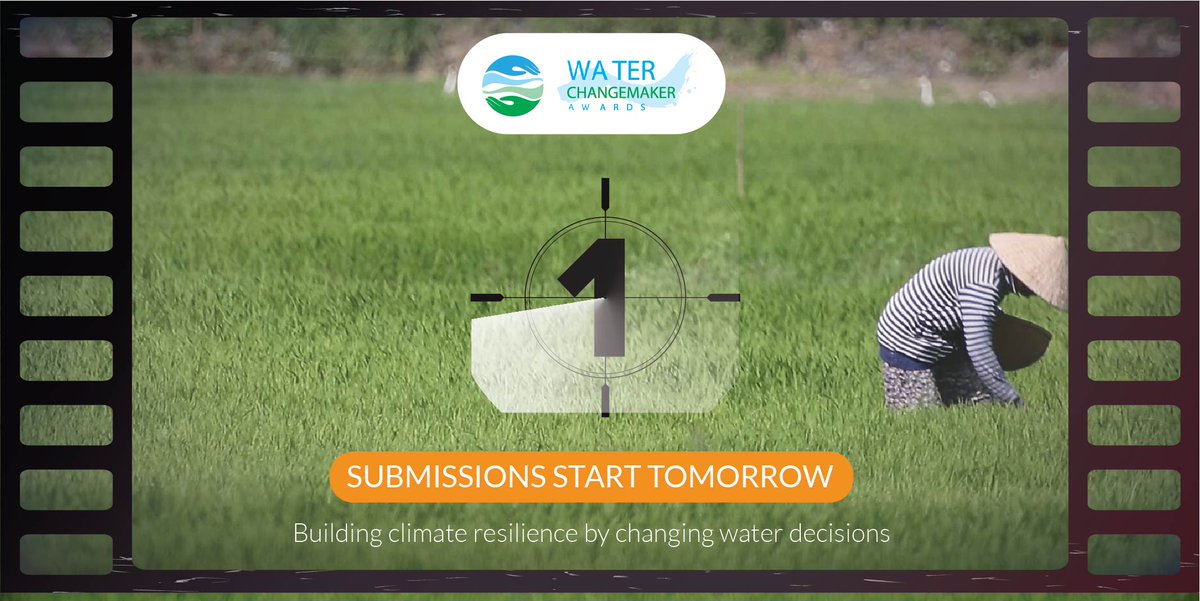 Do you have a water-related change story? One that you think others would benefit from learning about? Tomorrow we open submissions for the Water ChangeMaker Awards! Share your story: waterchangemakers.org  

#WaterChangeMakers