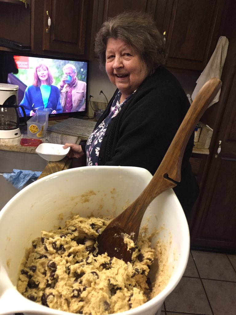 Day 19 was filled with lots of video calls with family, friends and coworkers. My grandma is home alone right now and so I stayed the night with her to help her with some things and we baked cookies together.