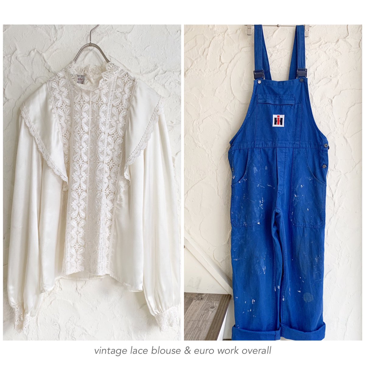 taffee_shop's tweet photo. #vintage
#laceblouse
#eurowork
#overall
ペンキ跡などのワークらしさが可愛い
Euro workオーバーオールのインナーに
ちょっとキレイめなレースブラウスを☺︎
#Taffee #宮崎 #古着 #宮崎古着屋 #四季通り #ootd #ヴィンテージブラウス #古着コーデ #古着女子 #古着mix https://t.co/V7AdWeYsNO