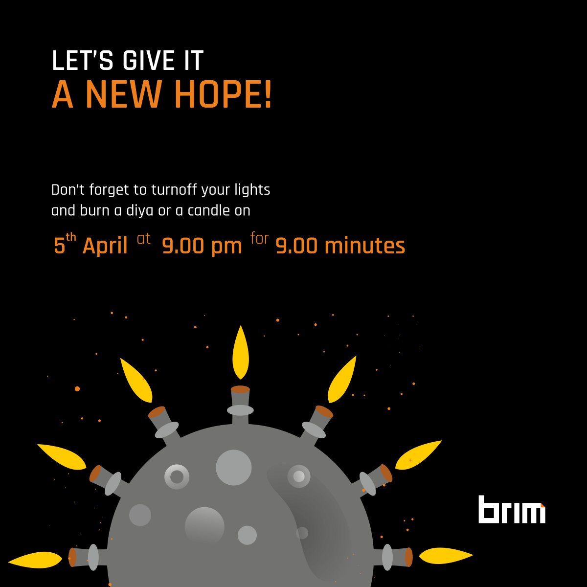 brim_creatives's tweet photo. Time to show Solidarity Against Covid19.
#ModiVideoMessage #5thApril #9baje9minute #CreatorsSpot #LightForIndia #COVID19 #IndiaFightsCorona #Brim #Brimmers #BrimCreative https://t.co/Yf5cjiXP9V
