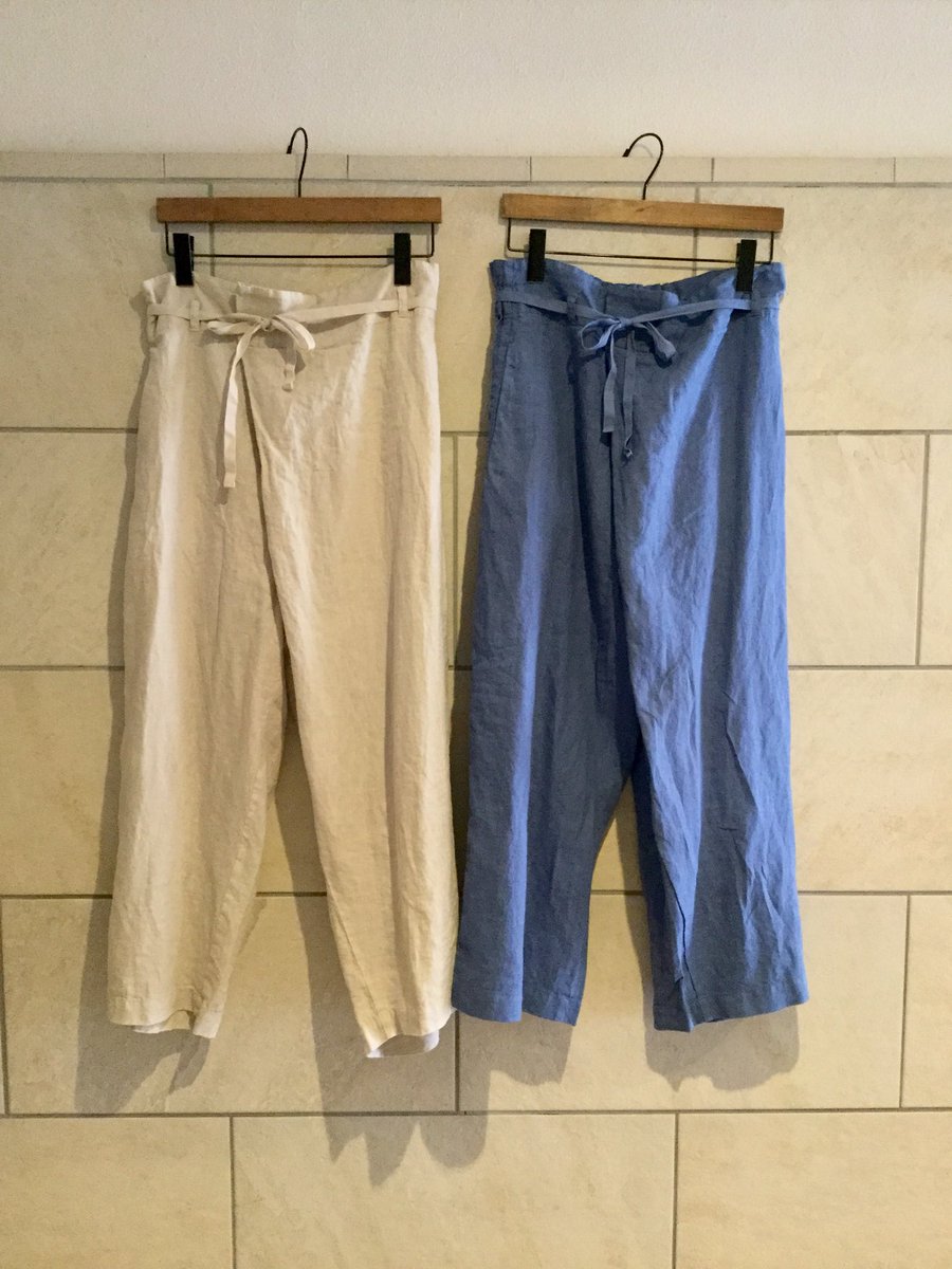 nest Robe リネンフロントタックイージーパンツ