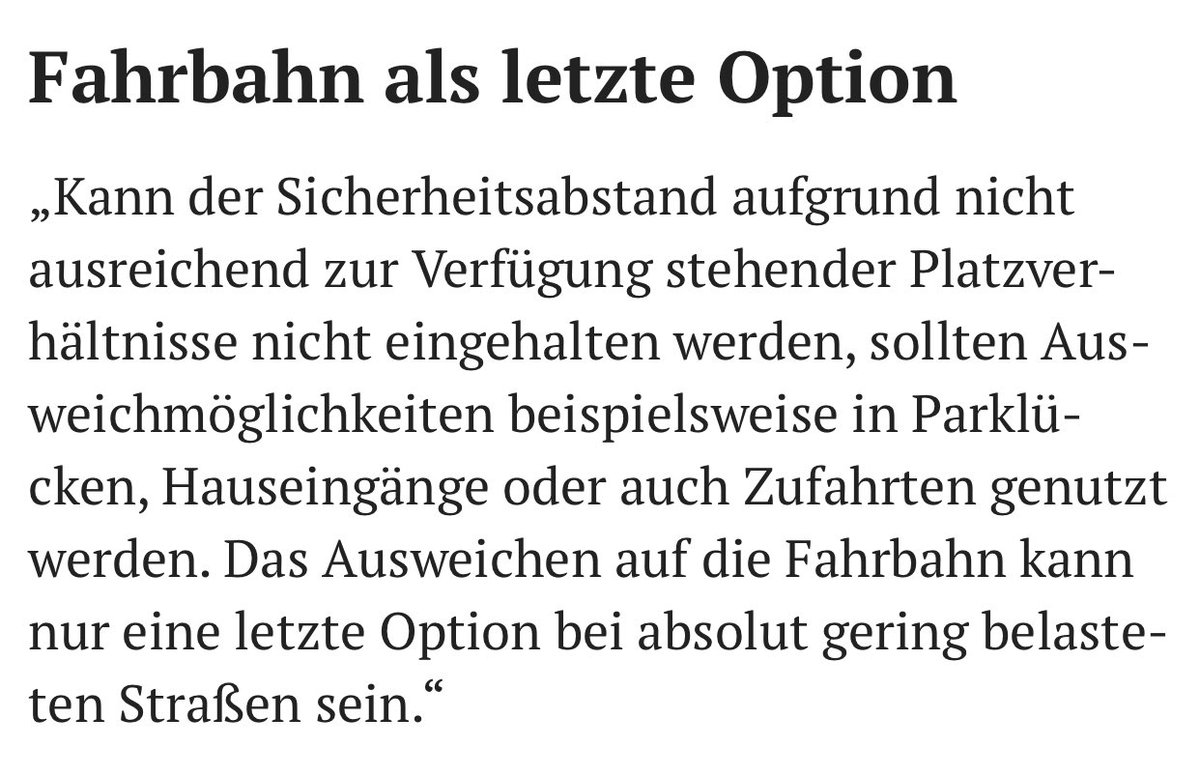 CMCologne's tweet photo. Die Stadt @Koeln bittet Euch, Euch auf den schmalen und oft zugeparkten Geh- und Radwegen in Parklücken, Hauseingänge und Zufahrten zu quetschen, um den Mindestabstand einzuhalten. Hauptsache der Autoverkehr kann ungehindert auf der Fahrbahn rollen. WTF?
https://t.co/nTbSifuNuT https://t.co/WFHrF5NTpy