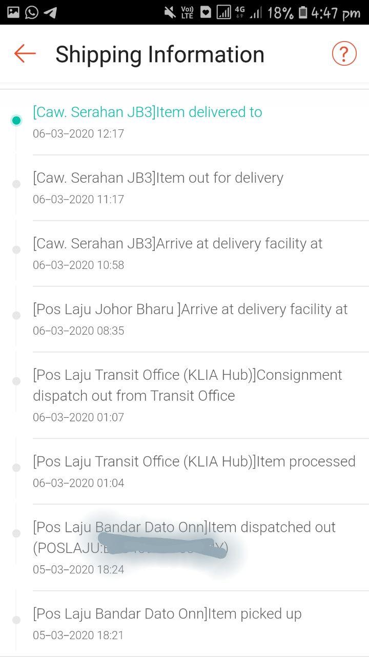 No Telefon Pos Laju Transit Office Klia Hub