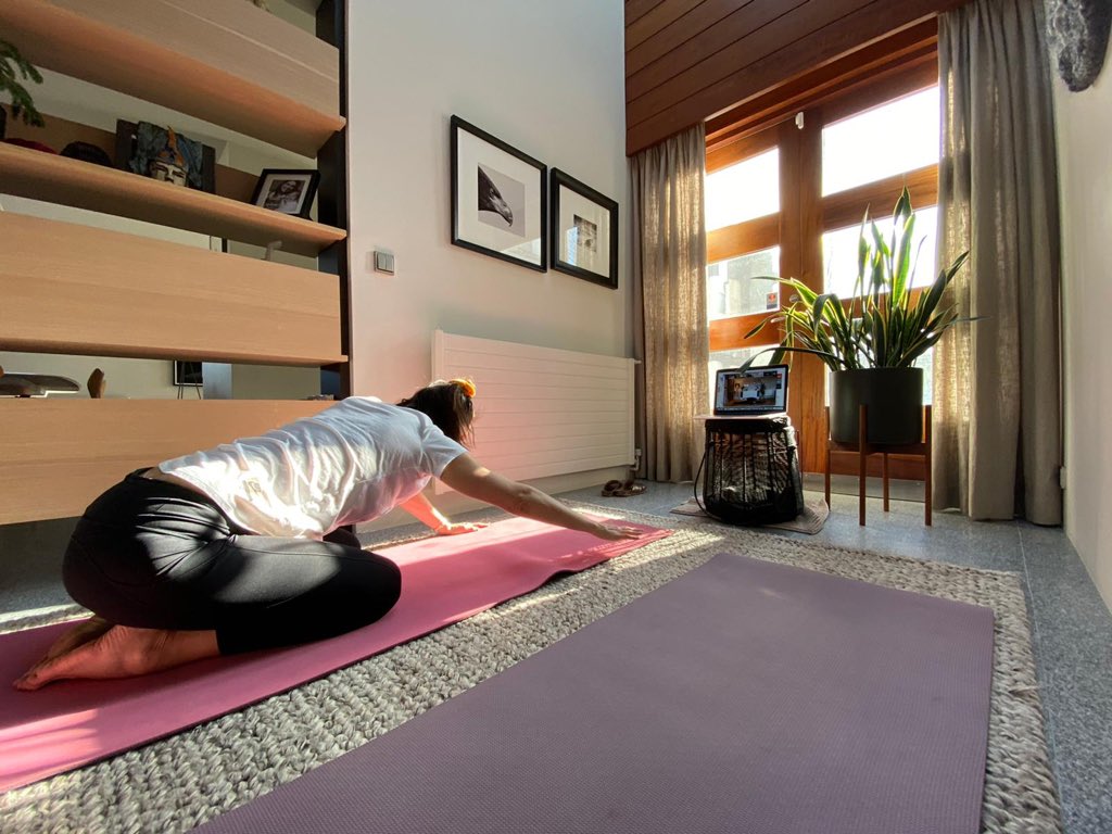 physio_space's tweet photo. If youβre working from home, Pilates & Yoga are the perfect way to keep moving, to alleviate stress and anxiety over the current situation, and to fill your days with something healthy #wfh #pilates #yoga #physiospace #cardiff https://t.co/qfBMmUKNC9