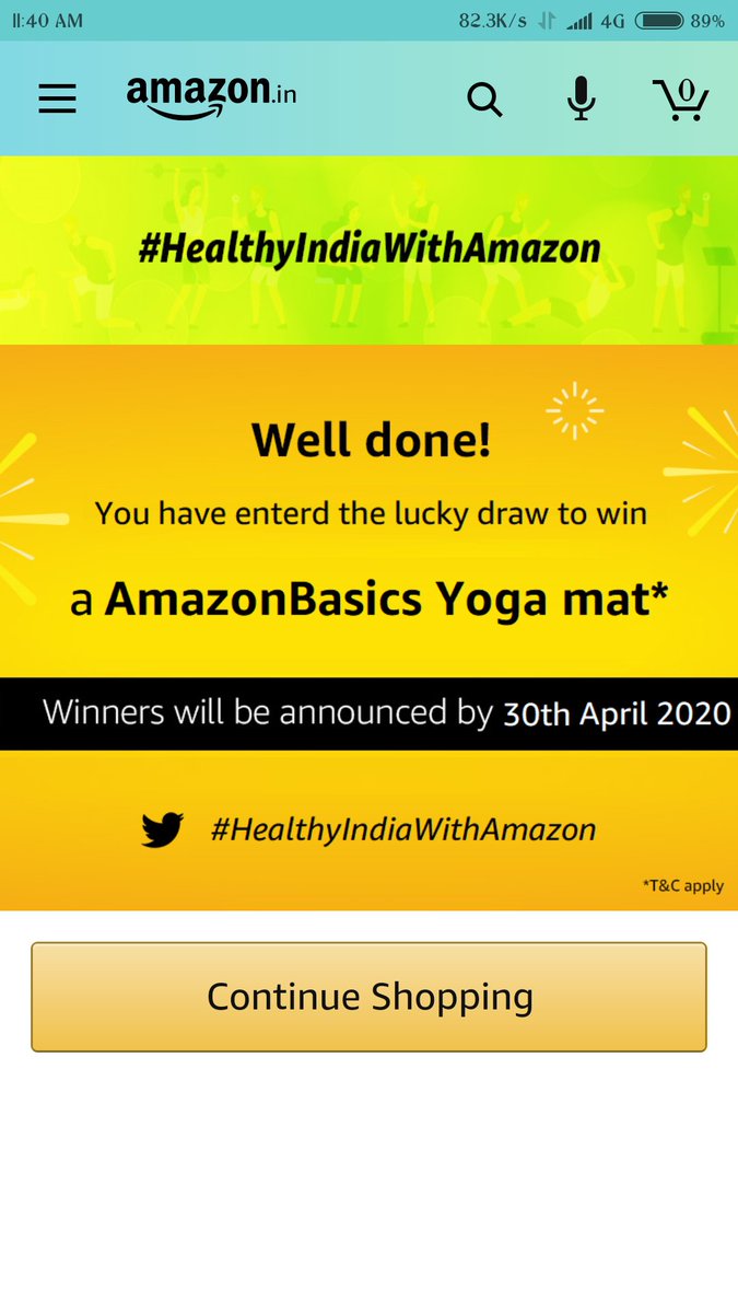 ShreekantDesh13's tweet photo. #HealthyIndiaWithAmazon https://t.co/xSR3lMPCSH