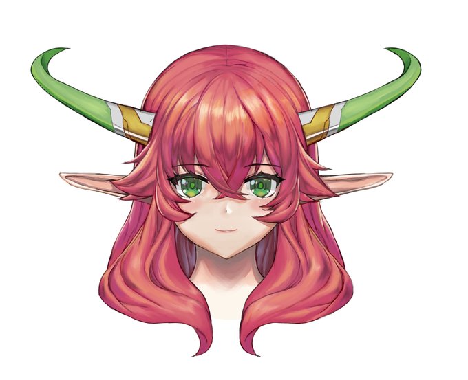 今作ってる3Dモデル、さいくらちゃんのための、
頭部設定画です。
迷ったりしないように、ちゃんと頭部イメージを絵に起こしておきたかったのです。 