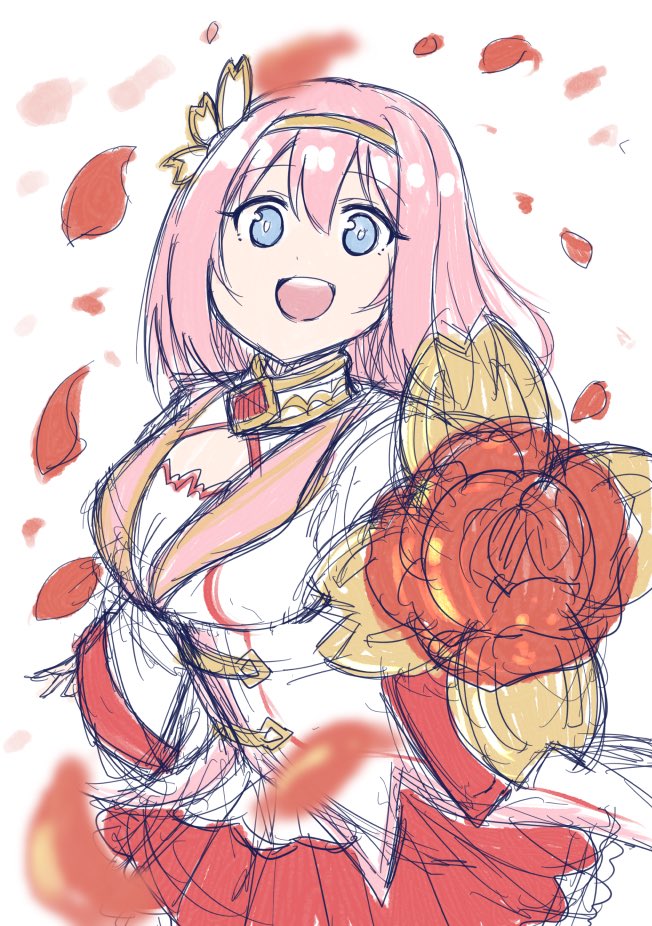 ユイ(プリコネ) 「ユイが誕生日なので雑だけどらくがき 」|ぐまのイラスト