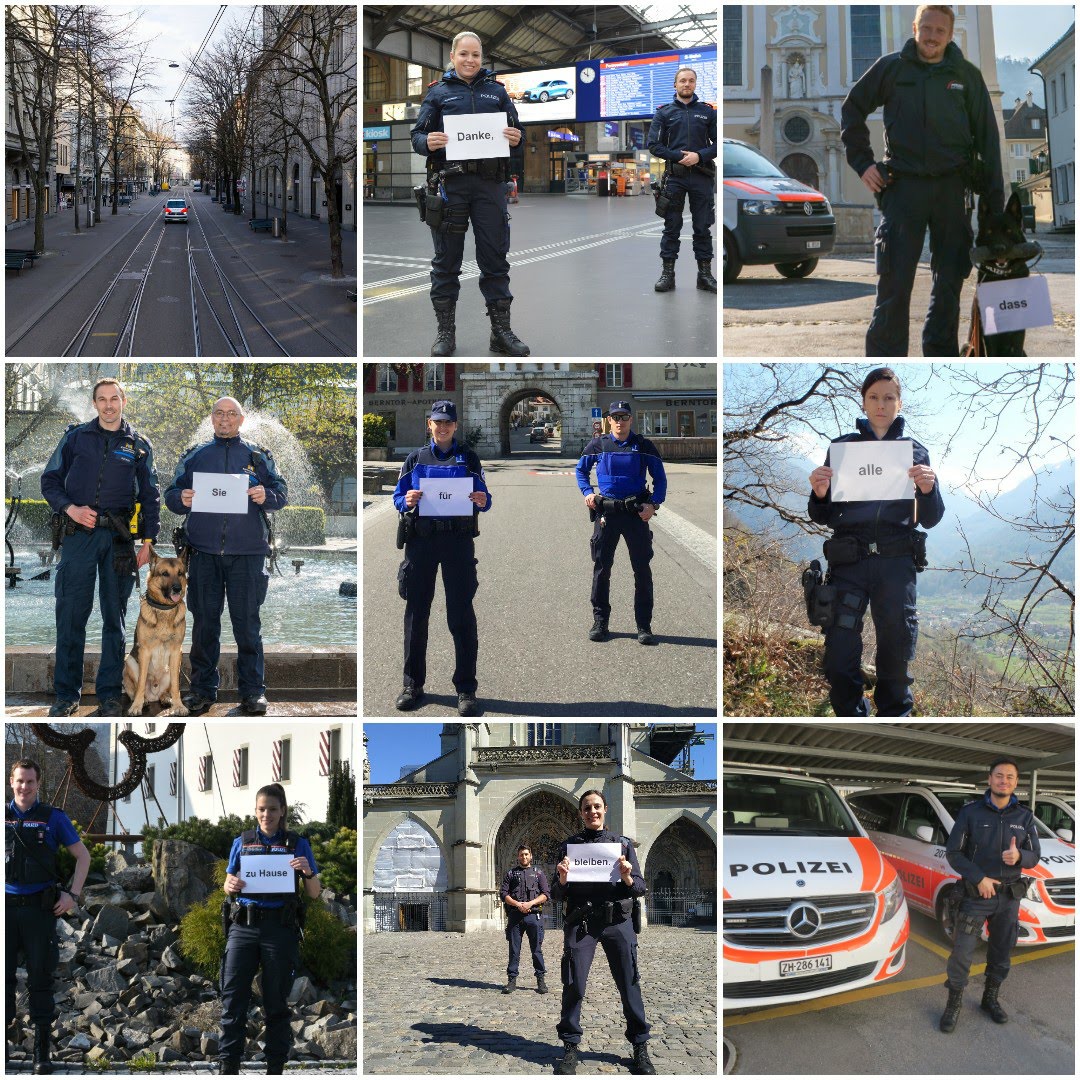 PoliceBern's tweet photo. Das Frühlingswetter lockt – das verstehen wir. Trotzdem: Bleiben Sie zu Hause. Polizistinnen und Polizisten sind in der Schweiz unterwegs, um die BAG-Regeln durchzusetzen. Unsere Kollegen mussten leider auch schon zu Töffunfällen ausrücken. Helfen Sie mit, das Virus einzudämmen. https://t.co/EiXyIRlUUf