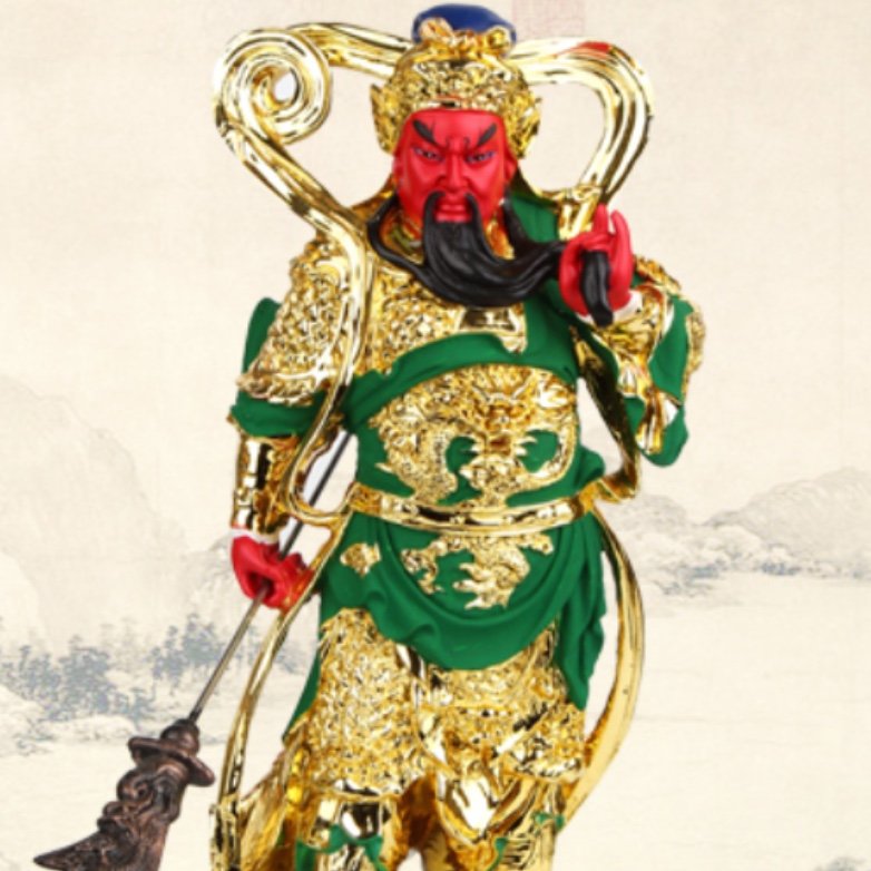 Jade Emperor started to feel annoyed and asked around: Who else is not here? A reply came: Guan Yu's face is red and is suspected of fever. (Guan Yu, deified historical figure from Han dynasty, and always portrayed with a red face that signifies bravery and righteousness).