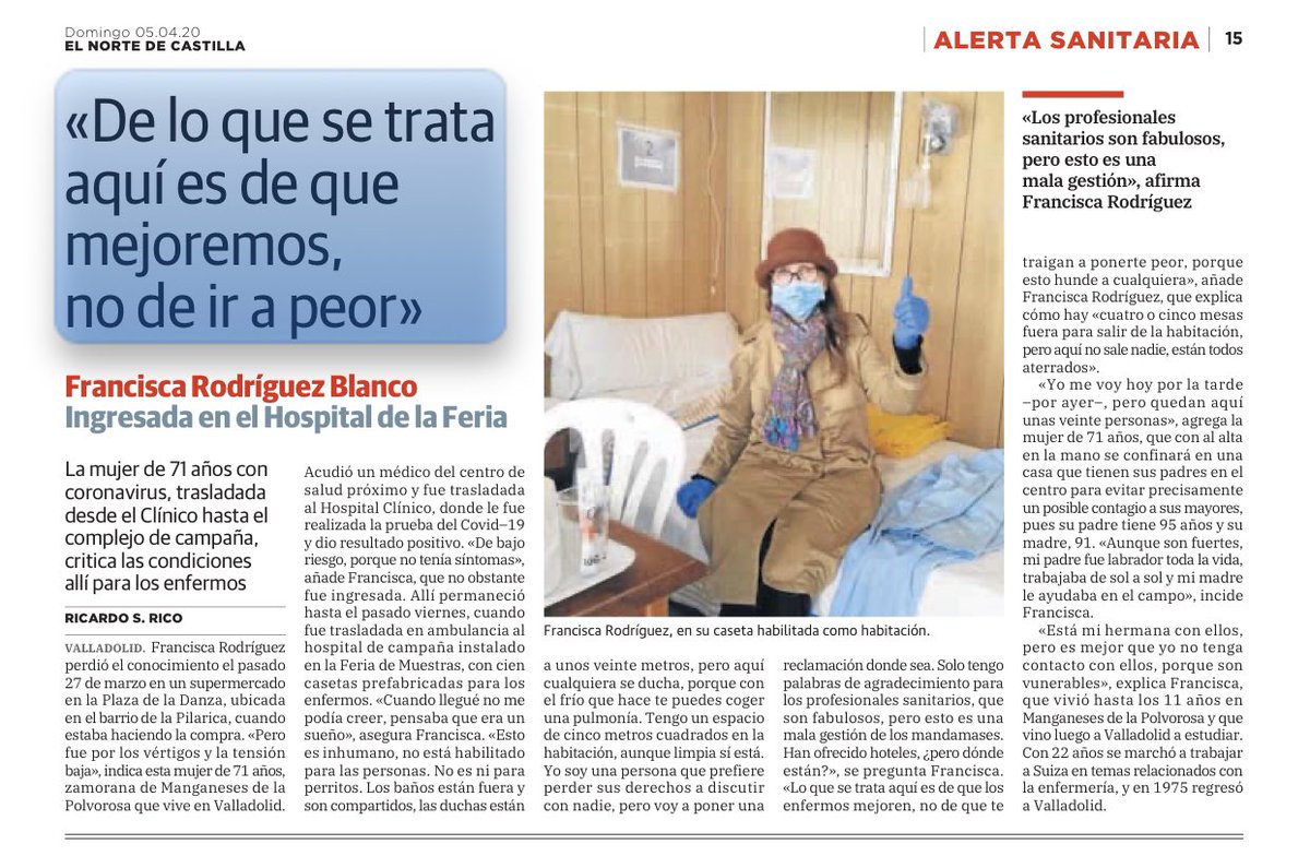 JaimeLubillo's tweet photo. Creo que @nortecastilla debería contrastar las mentiras y exageraciones de esta señora, y además explicarle que los hoteles son para los profesionales que se desplazan a Valladolid para cuidar de pacientes como ella. Menos mal que la inmensa mayoría no son tan desagradecidos. https://t.co/bLi8AkJ4Wc