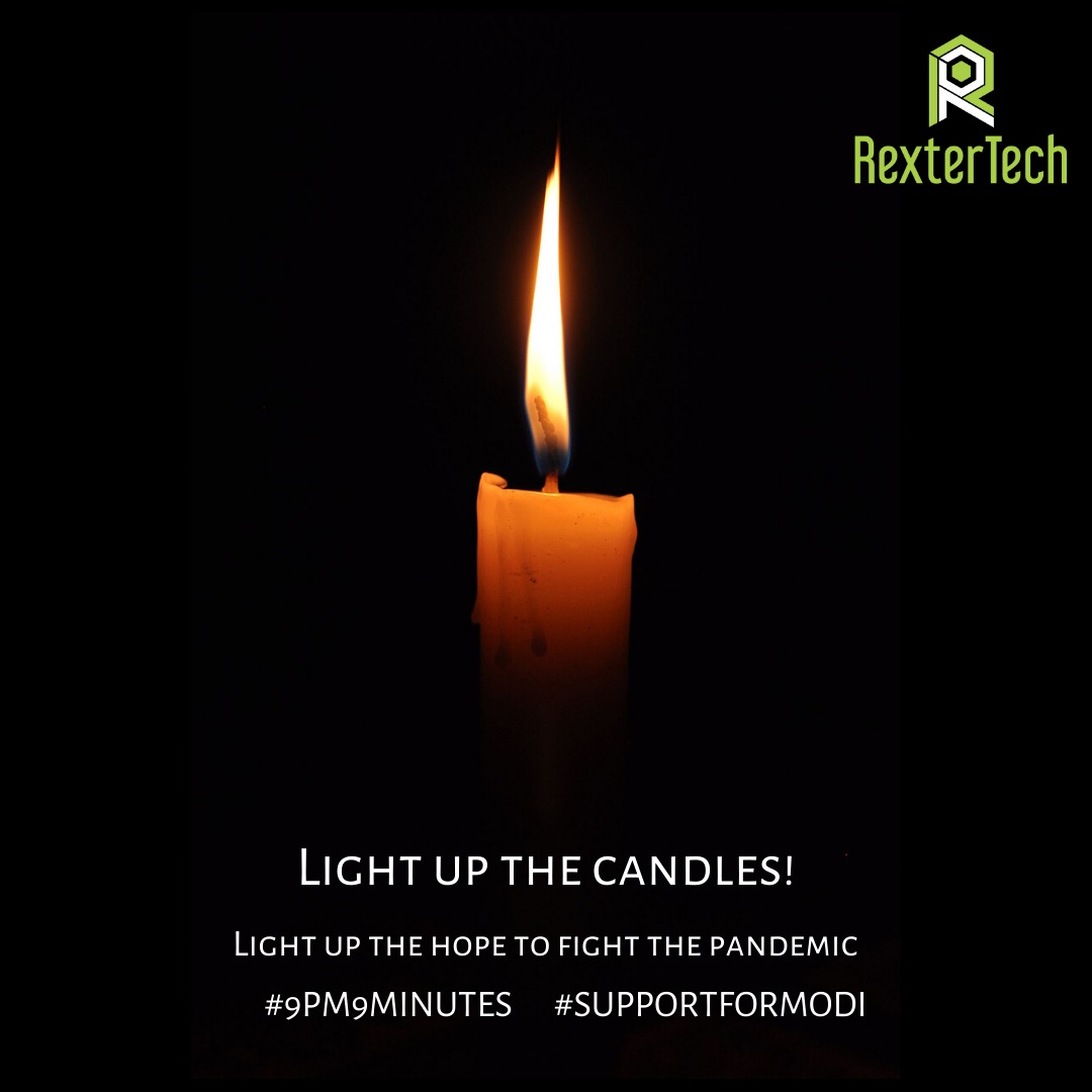 RexterTech's tweet image. Light up the candles!

Light up the hope to fight the pandemic

#9PM9minutes #supportformodi #fight #coronavirus #lightup #candles #rextertech