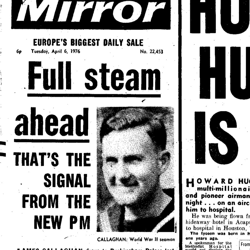 In his first broadcast to the nation he warned that 'no one owes Britain a living'He claimed 'We are still not earning the standard of living we are enjoying. We are only keeping up the standards by borrowing and that cannot go on indefinitely'