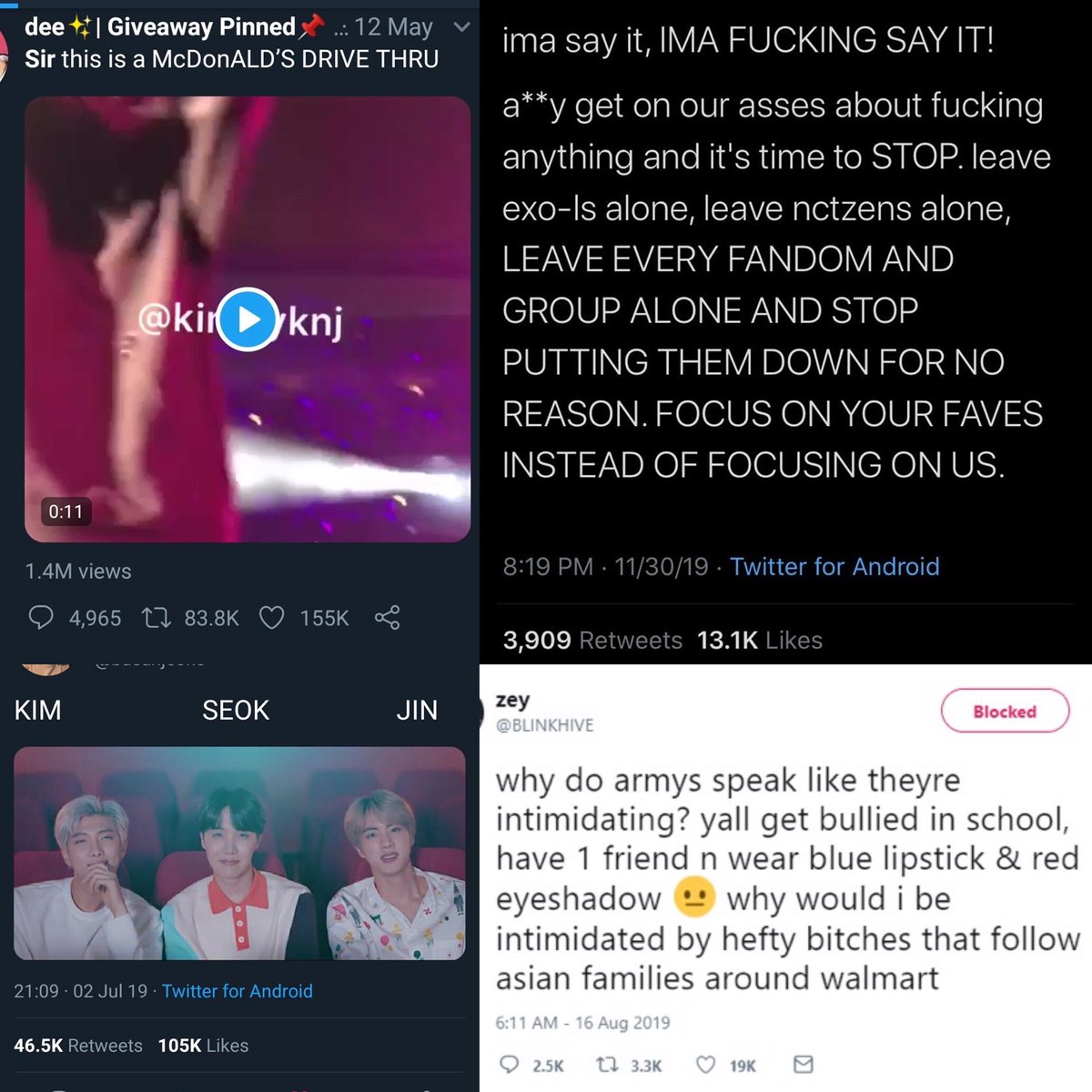 wait cause army viral posts and kpop viral posts are both about bts at the end of the day huh ...  https://twitter.com/bangtanprlnt/status/1246694457631584256?s=21