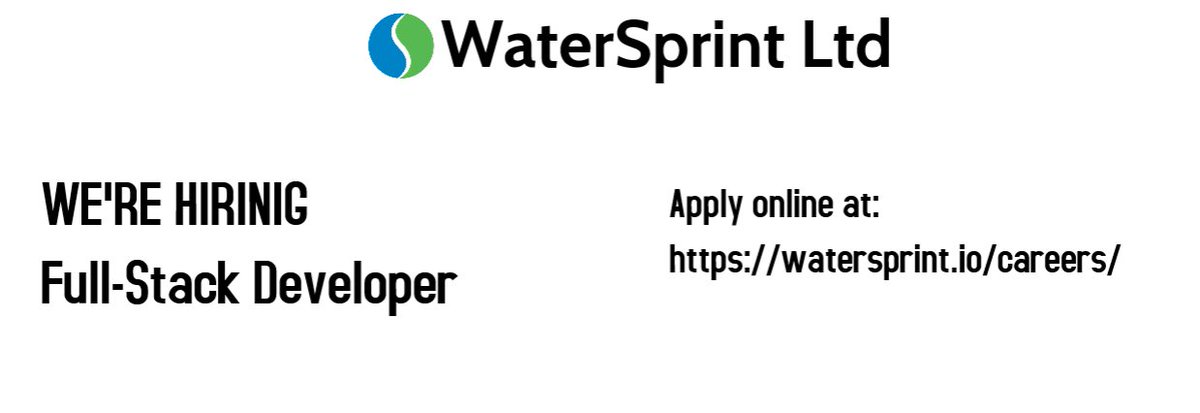 WaterSprint tweet media