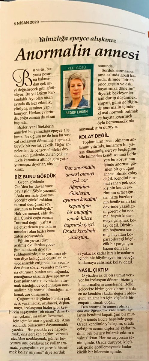 SedefErken's tweet photo. Bugünkü Cumhuriyet Pazar yazım https://t.co/FH9VL7XVmg