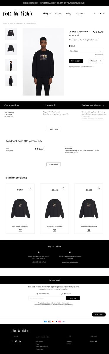 ali_petcu's tweet photo. For challenge #12 I'll use a design that I've already built for a real e-commerce shop that's currently under development ✌️ This was a project very close to my heart 😍 #DailyUI https://t.co/JuoV7N3Ap2