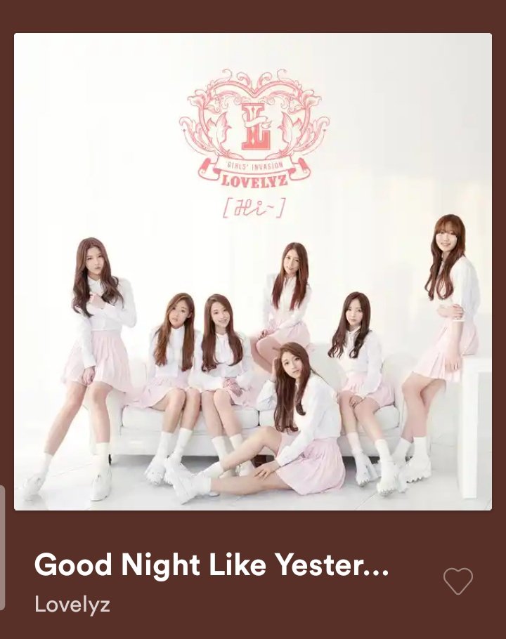 always my two favorite lovelyz tracks from time to time