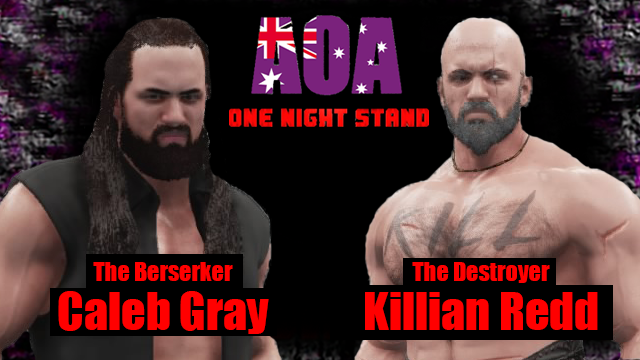 AOAWrestling's tweet photo. The Earth will shake and the snow will stain red as @RealCalebGray battles @killian_redd at One Night Stand! https://t.co/UETqfiOp8u