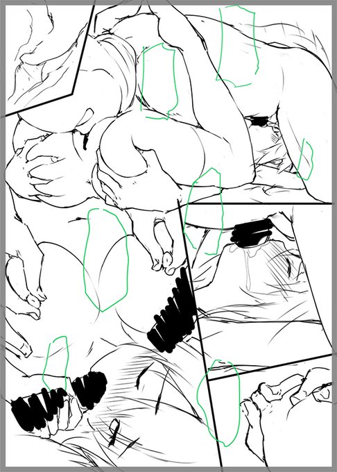 いつ出すかわからない新刊のラフその②。やっぱ締切がなくなると作業ペースは落ちちゃうね…(夏休みの宿題は最後にやるタイプ) 